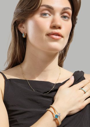 Bracelet Lunara Charm - 18k Gold Plated