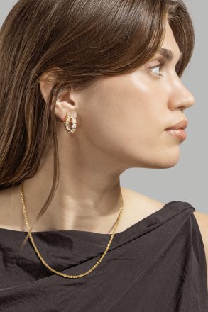 Bracelet Gloria Band 4mm - 18k Gold Plated
