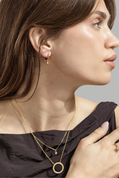 Earrings Light Drop - 18k Gold Plated