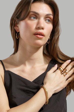 Ring Infinity Flow - 18k Gold Plated