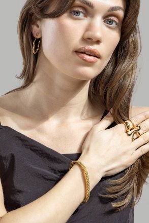 Ring Infinity Flow - 18k Gold Plated