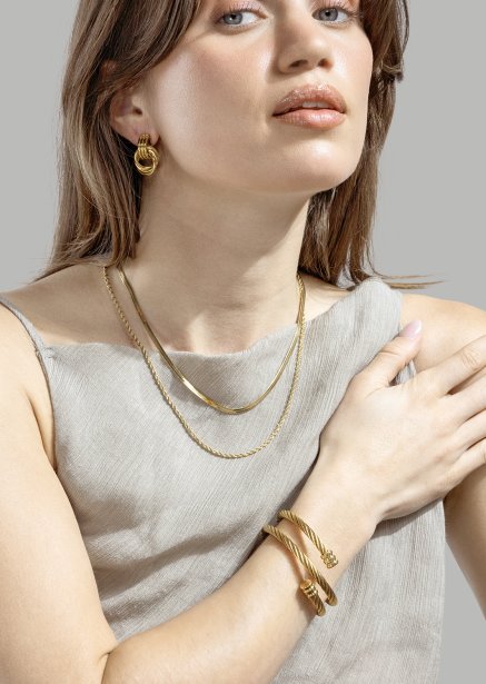 Verona Necklace – 18k Gold Plated