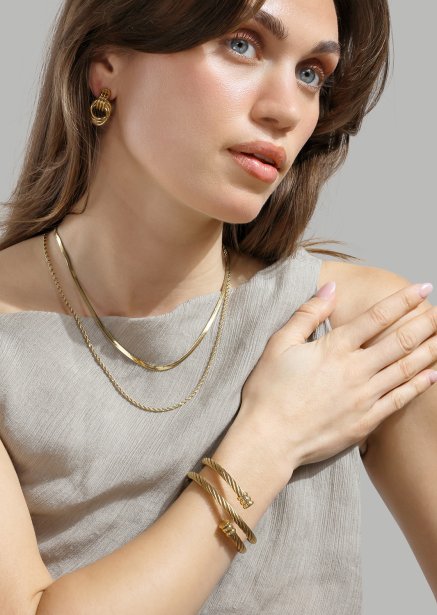 Verona Necklace – 18k Gold Plated