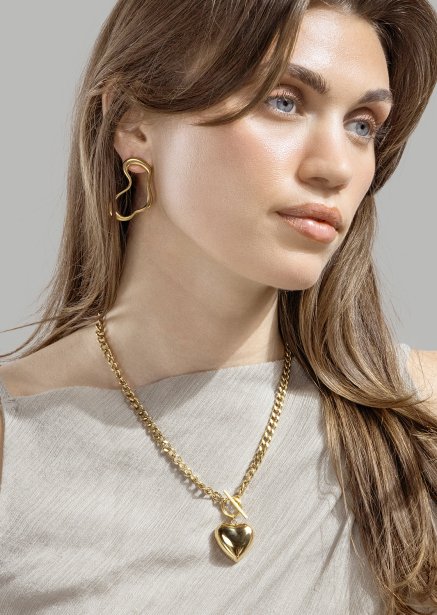 Fluid Glow Earrings - 18k Gold Plated