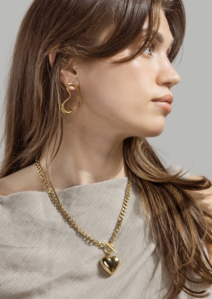 Fluid Glow Earrings - 18k Gold Plated