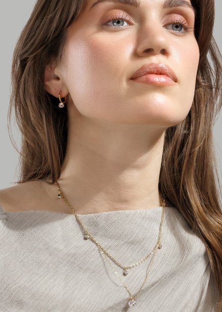 Radiance Drop Earrings – 18k Gold Plated