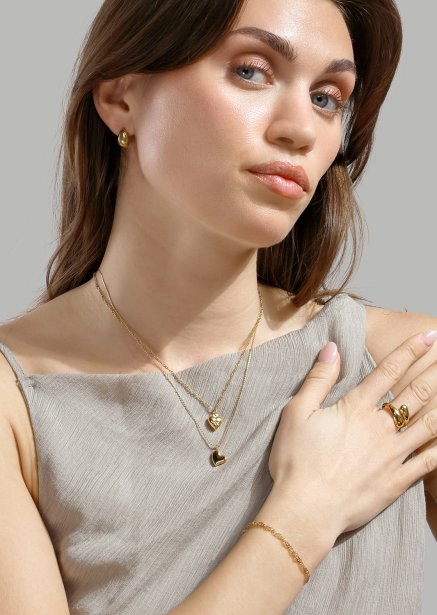 Earring Chic Hoops - 18k Gold Plated
