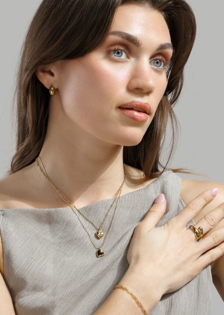 Earring Chic Hoops - 18k Gold Plated