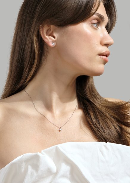 Earrings Nova - Silver Plated