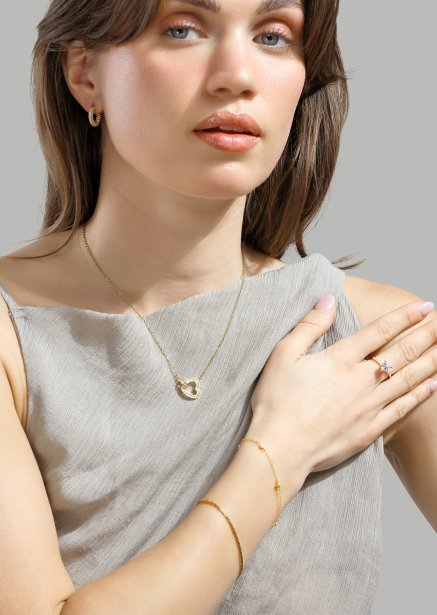 Heartlight Solitaire Ring - 18k Gold Plated