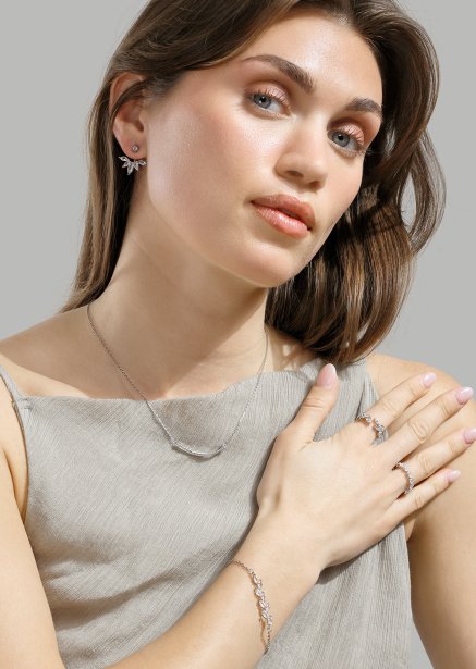 Dione Earrings – Silver Plated