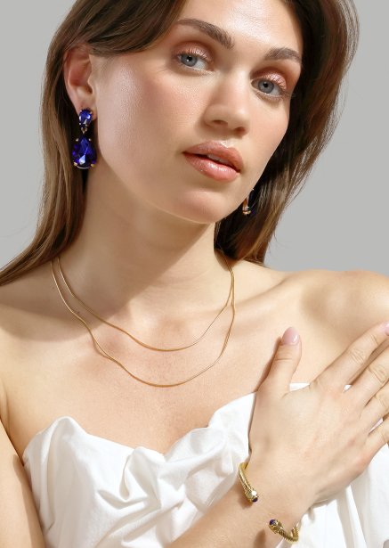 Bracelet Aumaura Blue - 18k Gold Plated