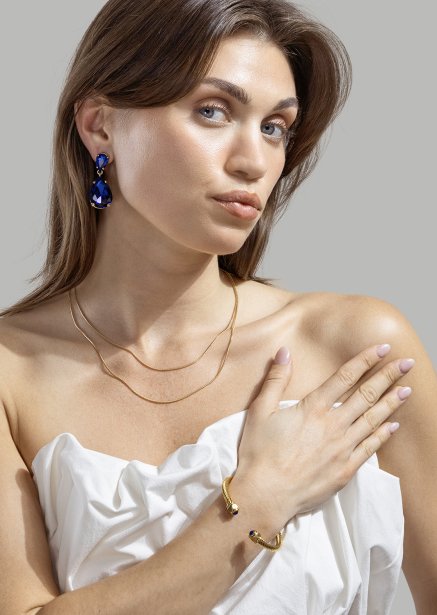 Bracelet Aumaura Blue - 18k Gold Plated