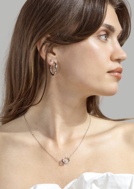 Earring Everyday Hoops - Silver Plated