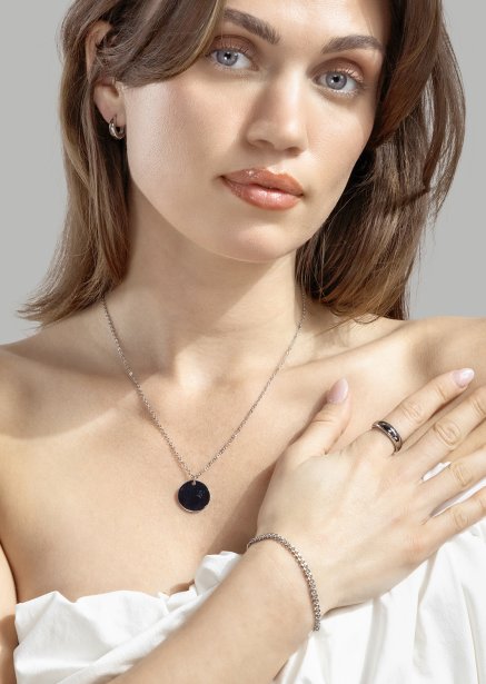 Necklace Zahara - Silver Plated