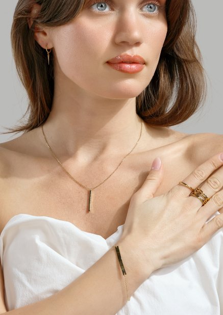Bracelet Sleek Elegance - 18k Gold Plated