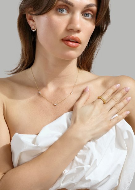Ring Crystal Shimmer - 18k Gold Plated