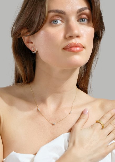 Ring Crystal Shimmer - 18k Gold Plated