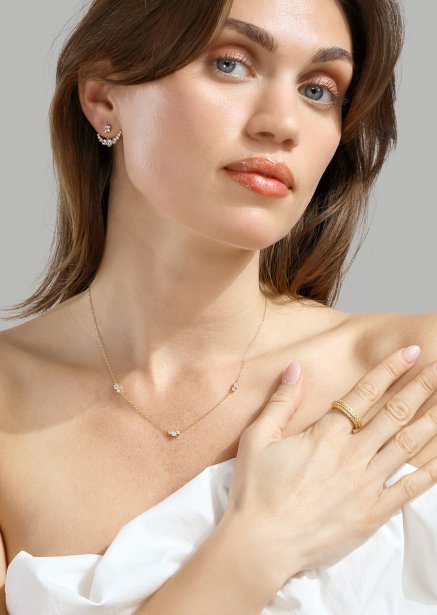 Ring Crystal Shimmer - 18k Gold Plated