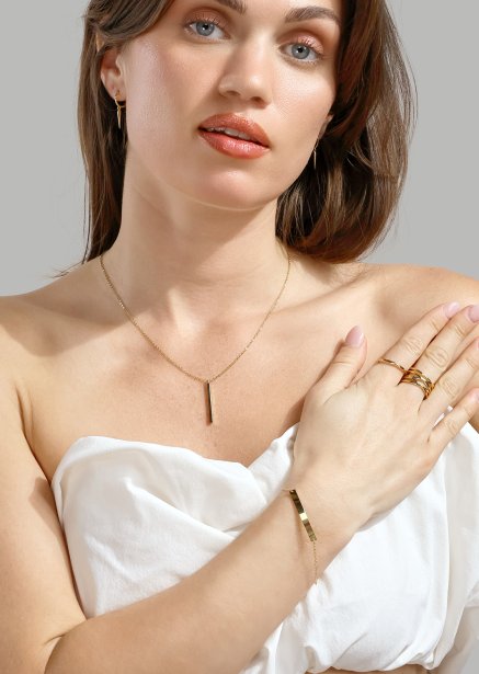 Ring Golden Maze - 18k Gold Plated