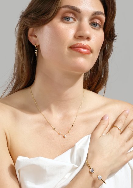 Eterna Necklace – 18k Gold Plated