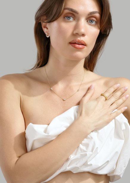 Ring Crystal Shimmer - 18k Gold Plated
