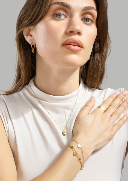 Necklace Heartbeat- 18k Gold Plated