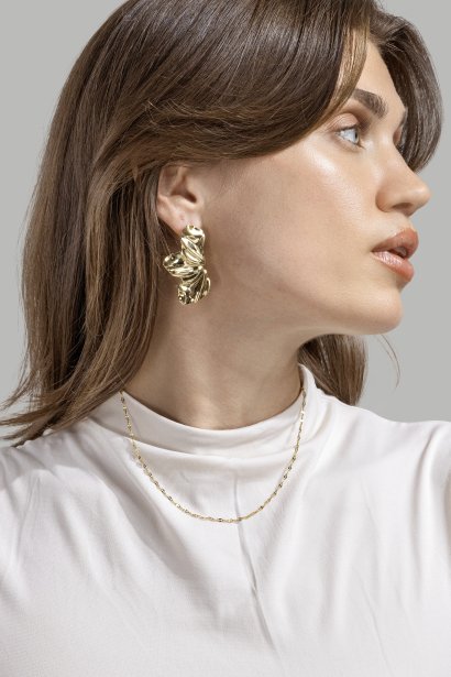 Liora Earrings – 18k Gold Plated