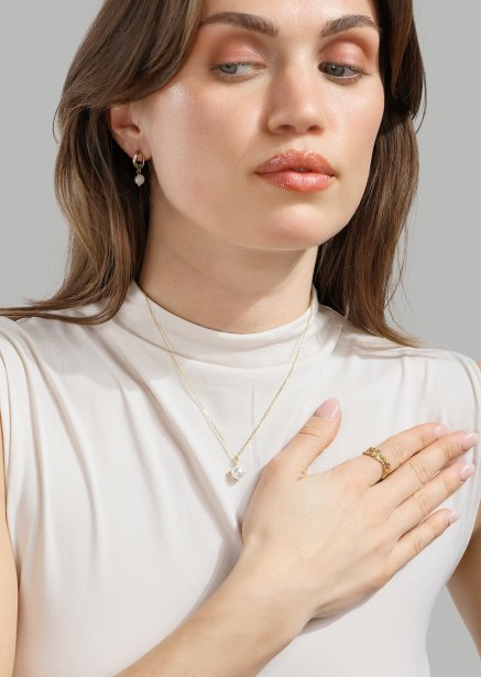 Ring Molten Wave - 18k Gold Plated