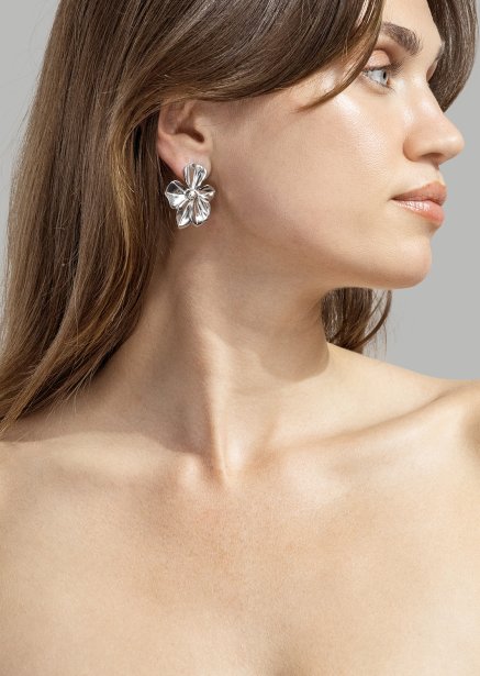 Florina Earrings - Silver Plated