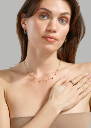 Prism Necklace – 18k Gold Plated