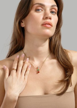 Trinity Prisma Ring - 18k Gold Plated
