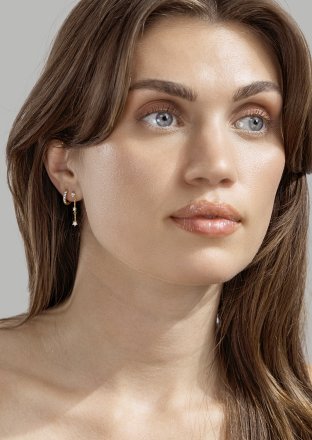 Earring Sparklingers - 18k Gold Plated