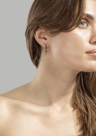 Spira Earrings - Black