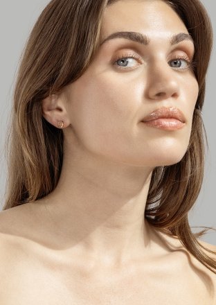 Earrings Prism Halo - 18k Gold Plated