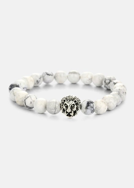 Beaded Bracelet Lions Crest