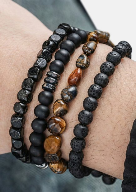 Beaded Bracelet Granite Realm