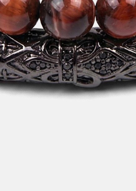 Beaded Bracelet Ebon Crest