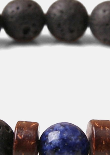 Beaded Bracelet Lava Aura