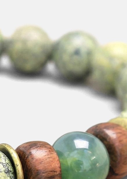 Beaded Bracelet Verdant Charm