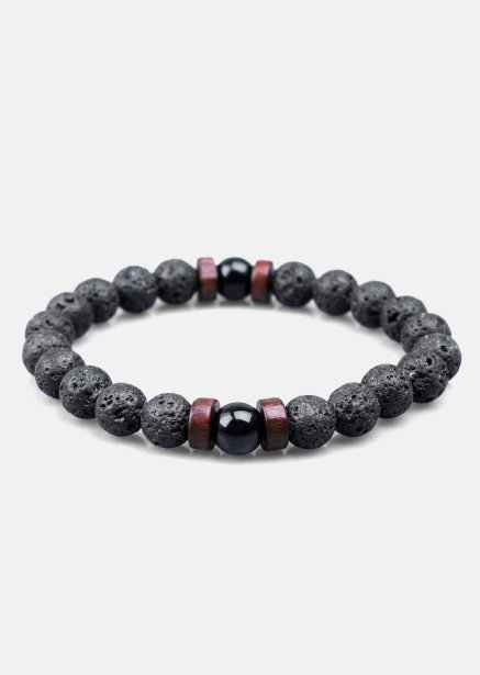 Beaded Bracelet Obsidian Realm
