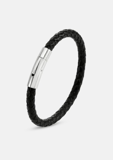 Leather Bracelet Velor Crest