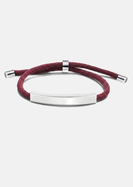 Cord Bracelet Steel Horizon