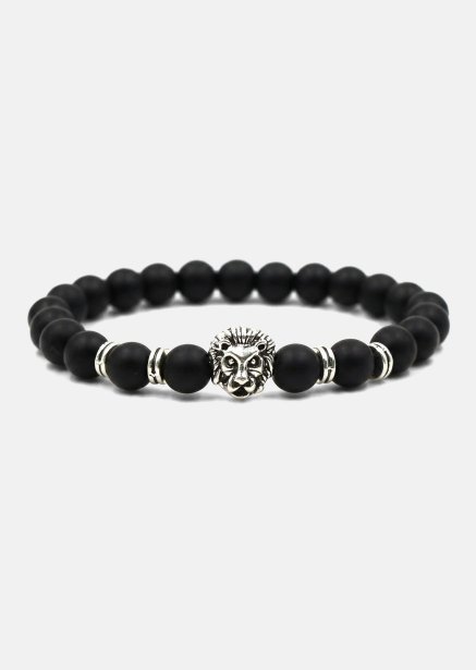 Beaded Bracelet Lions Emblem