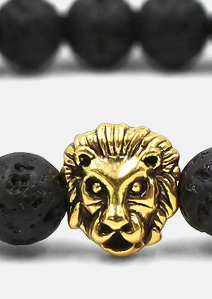 Beaded Bracelet Lionheart Emblem