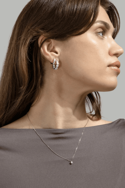 Earrings Cirvia Spark - Silver Plated
