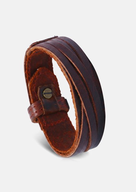 Leather Bracelet Rugged Vow