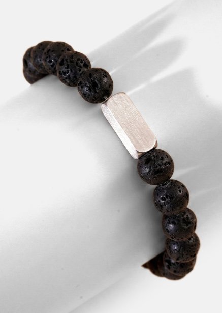 Beaded Bracelet Obsidian Ridge