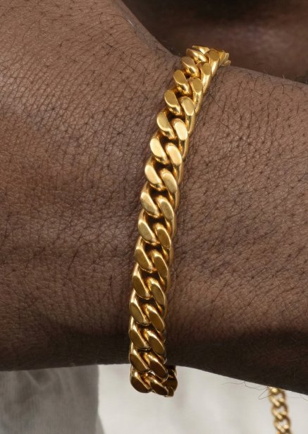 Bracelet Excalibur Link - 18k Gold Plated