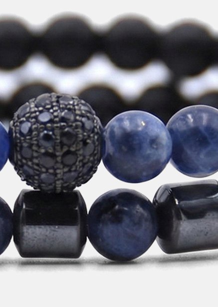Beaded Bracelet Midnight Echo